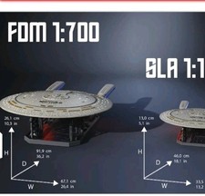 Star Trek Tng Enterprise 1701 D  Kit 1/700 sc...