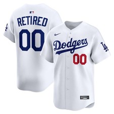 Los Angeles Dodger White Home Pick-A-Player Retired Roster Jersey Reprint