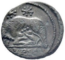 Commemorative Ancient Coin Roman Empire She Wolf Twins Romulus Remus Mythology