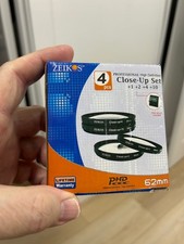 Zeikos Four Piece Close-Up Set for 62mm - Film or Digital - New