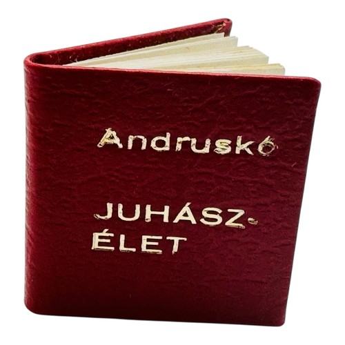 Dollhouse Miniature Book Andrusko Karoly Illustrations Sheep’s Life Juhasz Elet