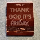 Vtg OSKO’S Disco Matchbook 333 S. La Cienega Discotheque Thank God it’s Friday — photo 2
