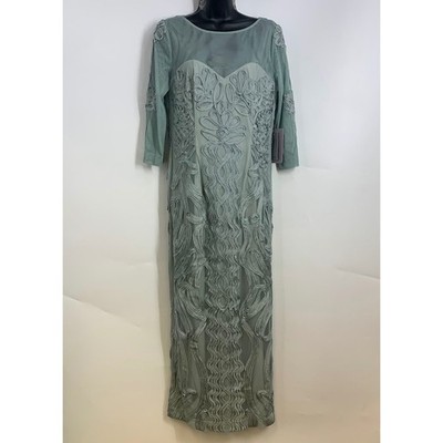 green emerald velvet dress Adrianna Papell Bridesmaid Dress Style 91891180 main image 1