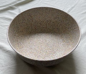 Vintage Melamine Confetti Mixing Bowl