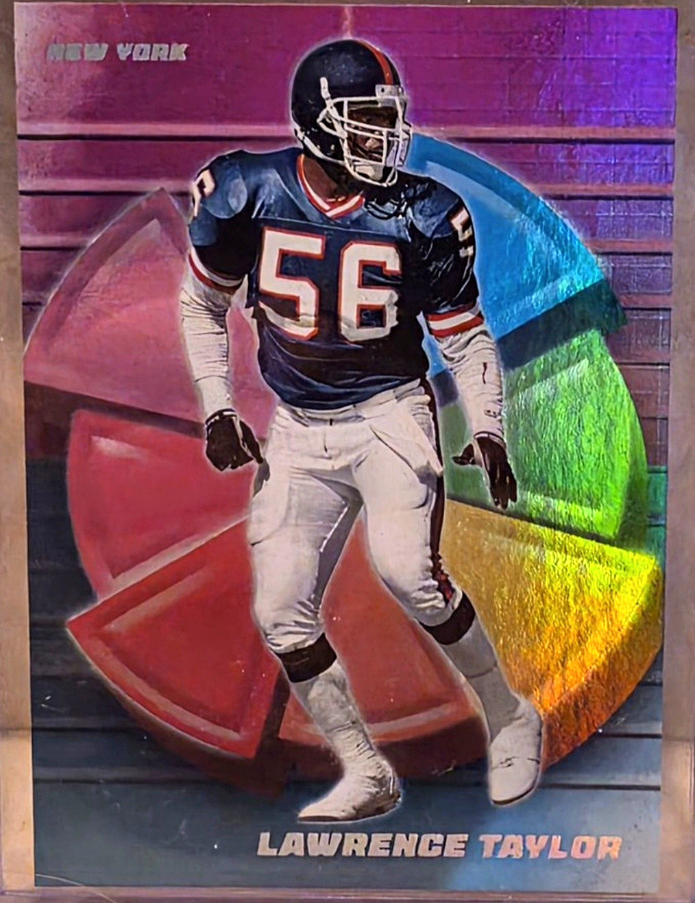 2026 Panini Decades 90s Lawrence Taylor Color Wheel SSP CASE HIT #7 Giants