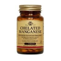 Solgar Chelated Manganese Joint Health Supplement 100 Tablets Vegan Non GMO