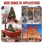 Yescom Christmas Bow Decoration with LED Light for Indoor Outdoor Holiday Party — photo 3