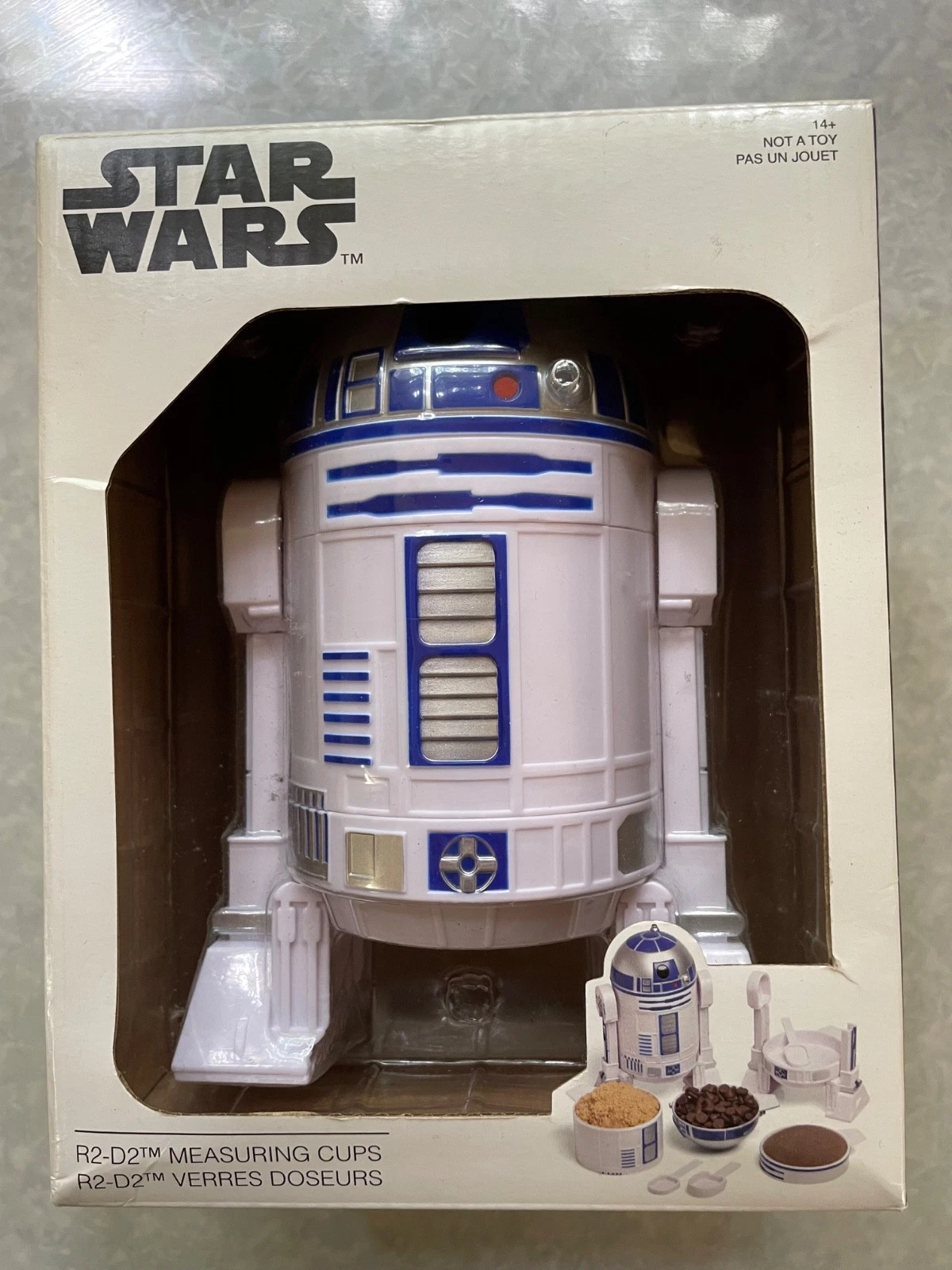 Star Wars R2-D2 Measuring Cup Set, 9-Piece Plastic, 1 Cup