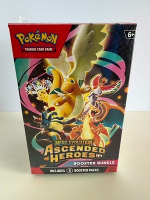 Pokémon TCG: Mega Evolution-Ascended Heroes Booster Bundle (6 Packs) EN