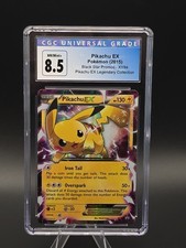 2015 POKEMON XY BLACK STAR PROMOS #XY84 PIKACHU EX CGC 8.5