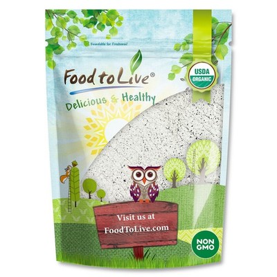 Organic Black Bean Flour   Keto, Non-GMO, Kosher, Vegan, Bulk   by Food to Live