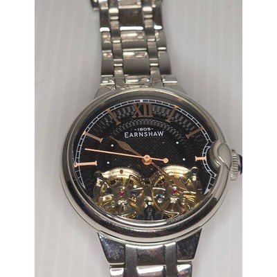 Thomas Earnshaw Automatic Watch 42mm Silver/Black Fair ES-8266-33