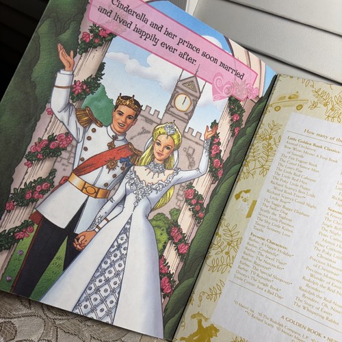 BOOKS CHILDRENS BARBIE CINDERELLA Princess First Edition 2002 Little Golden - Picture 10 of 10