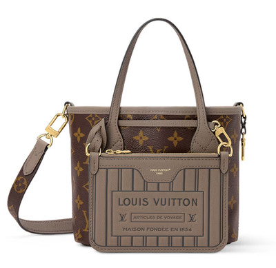 NEU Louis Vuitton Monogram Neverfull Inside Out BB Tote Bag M28349 Authentic LV