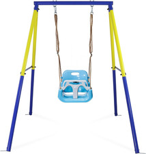 Altalene Da Giardino per Bambini Con Struttura in Metallo per Esterno Interno Al