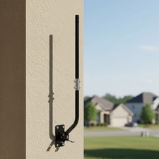 Adjustable 32.8-Inch Antenna Mounting Pole - Perfect for Outdoor Signal Boosting