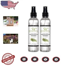 Pure Eucalyptus Shower Mist 2 Pack -  Aromatherapy Spa Steam 8oz
