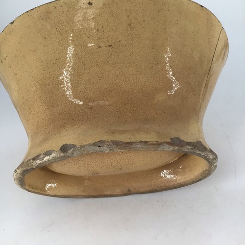 Yellowware Lebensmittel Form Weizen Garbe Keramik Butter Eis Gelee Antik Wie Ist - Bild 11 von 16