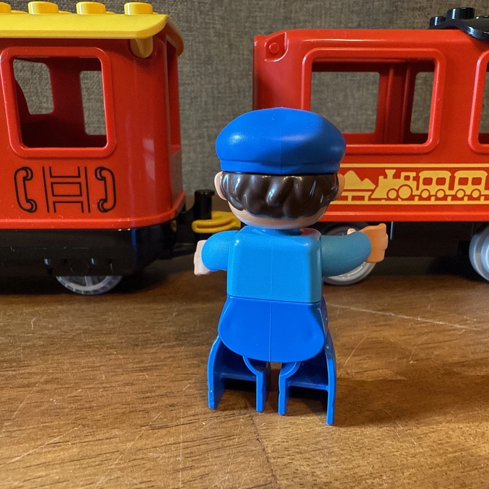 Lego Duplo Tren de Vapor #10874 Figura de Tren Electrónica VER Video Falta 1 Pieza Foto 4 de 4