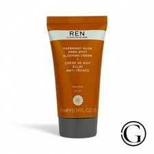 NEW REN Overnight Glow Sleeping Cream 10 ml / 0.34 fl oz