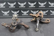 2004 04-09 SUZUKI QUADSPORT Z250 OEM FRONT STEERING KNUCKLES SET PAIR GOOD