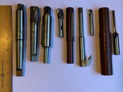 7 Vintage HSS Cutters Brown & Sharpe, Union Twist, Standard Tool,AMPCO Machinist