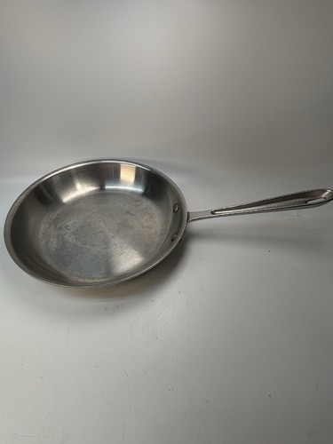 Vintage All Clad Metalcrafters Master Chef 110 10" Edelstahl Bratpfanne Pfanne USA