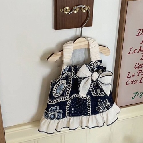 Ropa de verano estilo princesa cachorro disfraz de perro de lujo falda de perro Chihuahua - Imagen 9 de 17