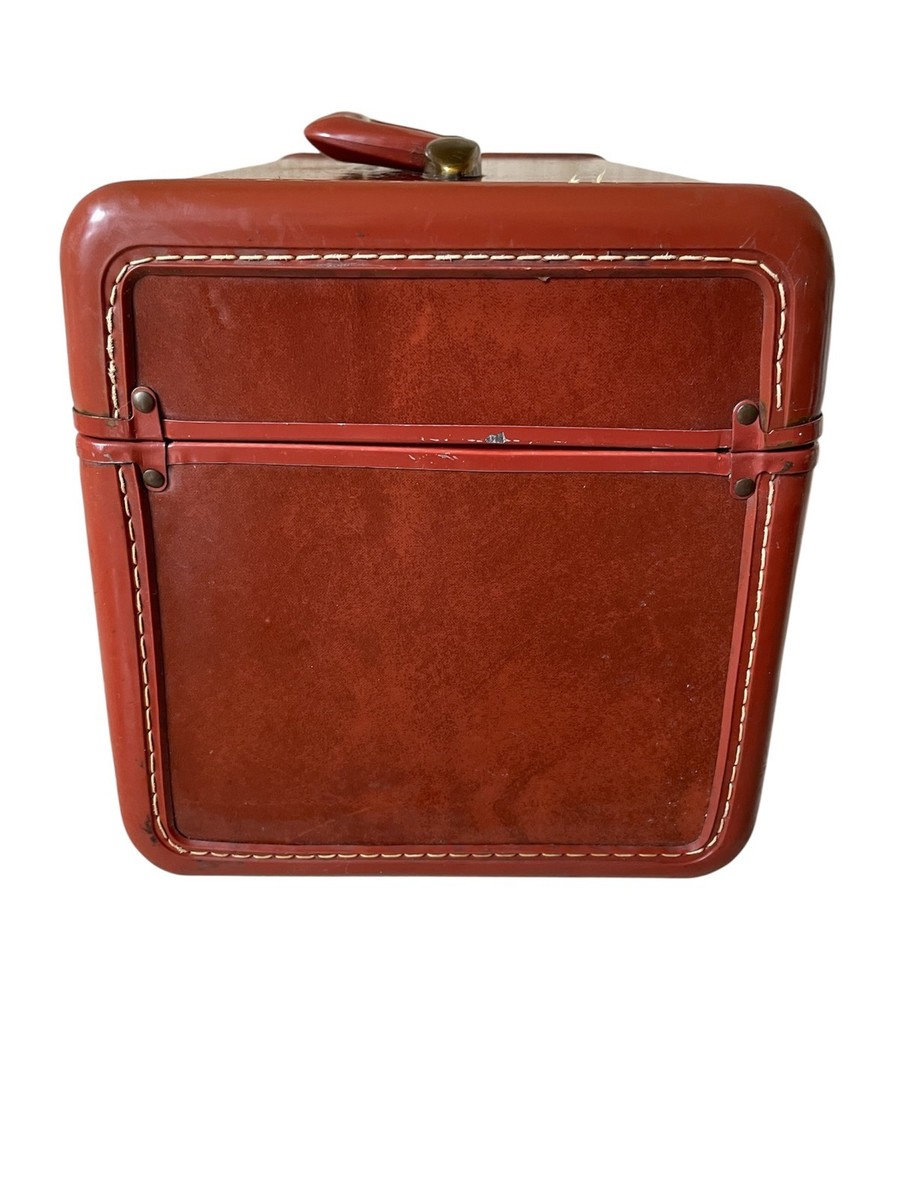 Vtg 1950s Samsonite Shwayder 4951 Suitcase w/Key, Train Case 4912