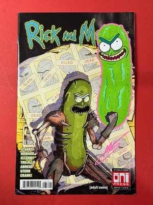 Rick and Morty #37 Full Colour Pickle Rick sketch Marc Ellerby comic