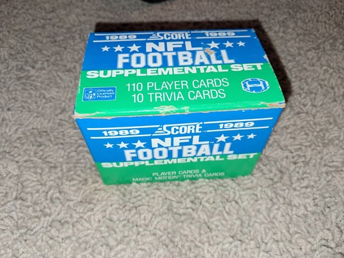 1989 SCORE NFL Football Supplement Set player Cards & Magic Motion Cards Bo - Picture 2 of 4