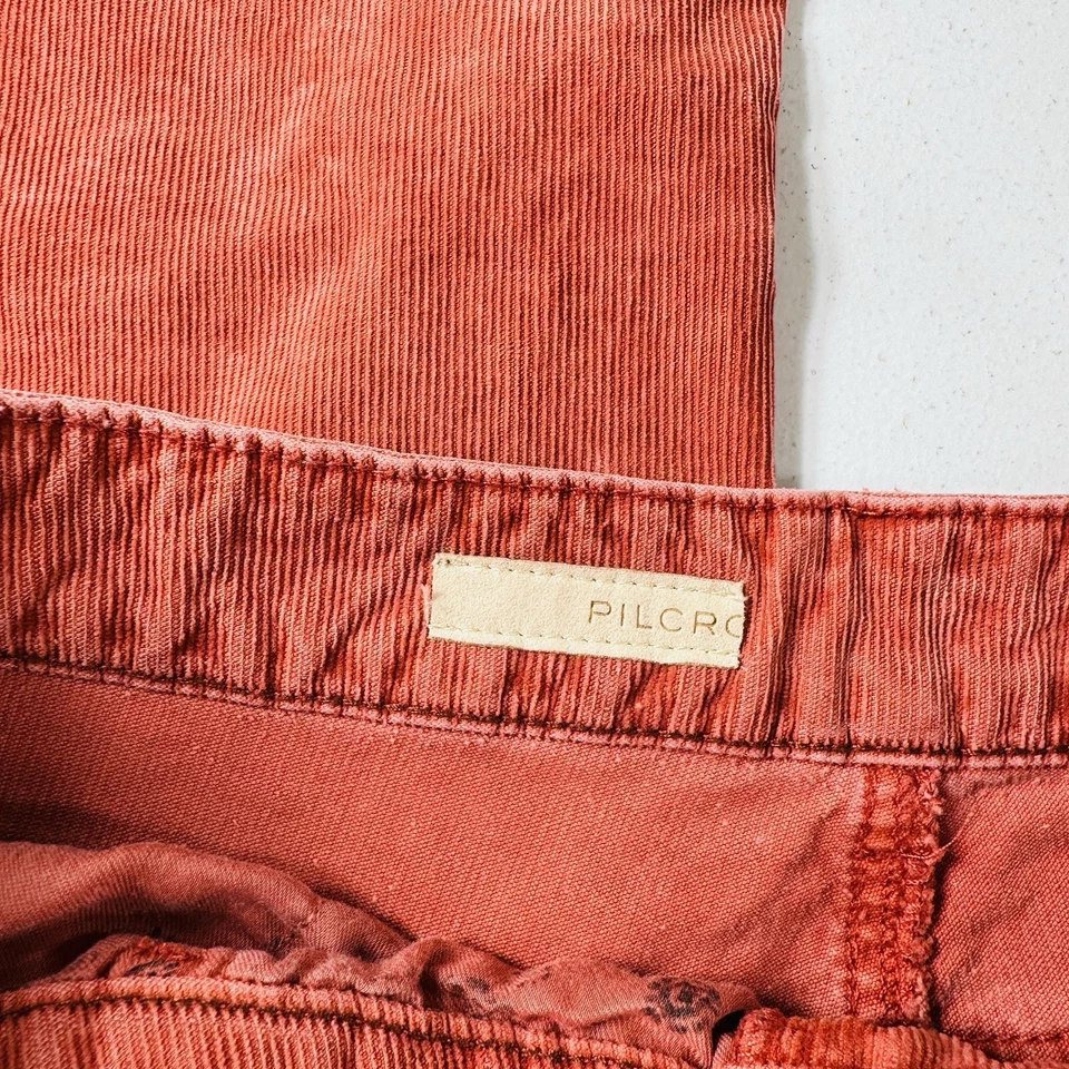 Pantalones acampanados de pana Pilcro And The Letterpress rosa elástico para mujer talla 31 Foto 2 de 4