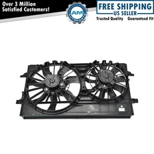 Radiator Dual Cooling Fan & Motor Assembly for Pontiac G6 Chevy Malibu Aura