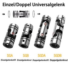 Einzel/Doppel Kardangelenk Kupplung Wellengel...