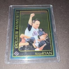 Topps 2001 Chrome Golden Moments Nolan Ryan #655 Texas Rangers Baseball Card