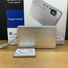 SONY CyberShot DSC-T99 Silver Compact Digital Camera No English Menu Japan