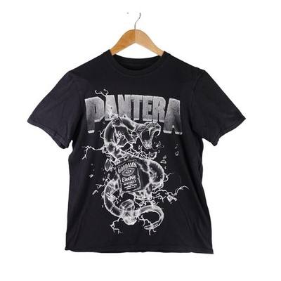 Pantera Mens Goddamn Electric Whiskey Snake Graphic T-Shirt Black Size M Fits S