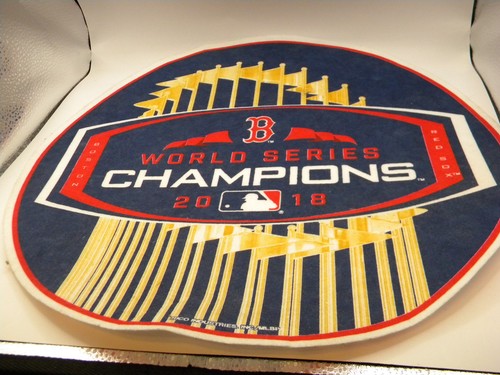 BOSTON RED SOX WORLD SERIES CHAMPIONS 2018 RUNDER WIMPEL 14 5/8" DIAM MLB SPORTS - Bild 2 von 4