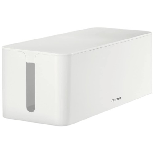 Hama Kabelbox, Maxi (Kabelbox für Steckdosenleiste, einfaches Kabelmanagement, f