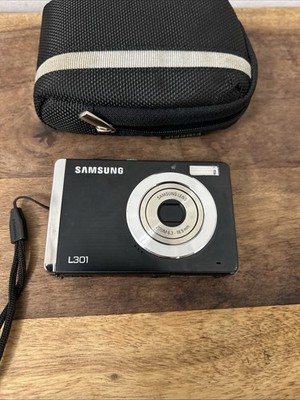 Samsung L301 12.2MP Digital Camera Untested, Battery, Case, 2GB Memory Card