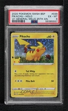 Pikachu (General Mills Promo) Holo Pokémon Sword & Shield Black Star PSA 6