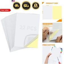 Adhesive Tape Sheets Craft Double Sided Large Sticky Paper for Art DIY 22pcs
