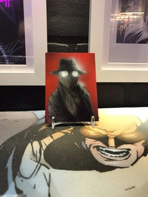 Marvel Spider-Man Noir Painted Sketch Card 1/1 By DRE
