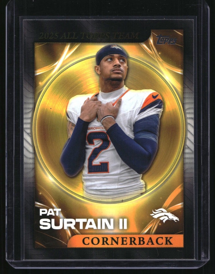 2026 Topps Flagship Patrick Surtain II #25ATT-4 2025 All Topps Team Denver Bronc 2026 Topps Flagship Patrick Surtain II #25ATT-4 2025 All Topps Team Denver Bronc