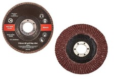 Flap Grinding Sanding Discs 115mm 60 Grit Angle Wheel With a 22mm Bore 4.89 per disc