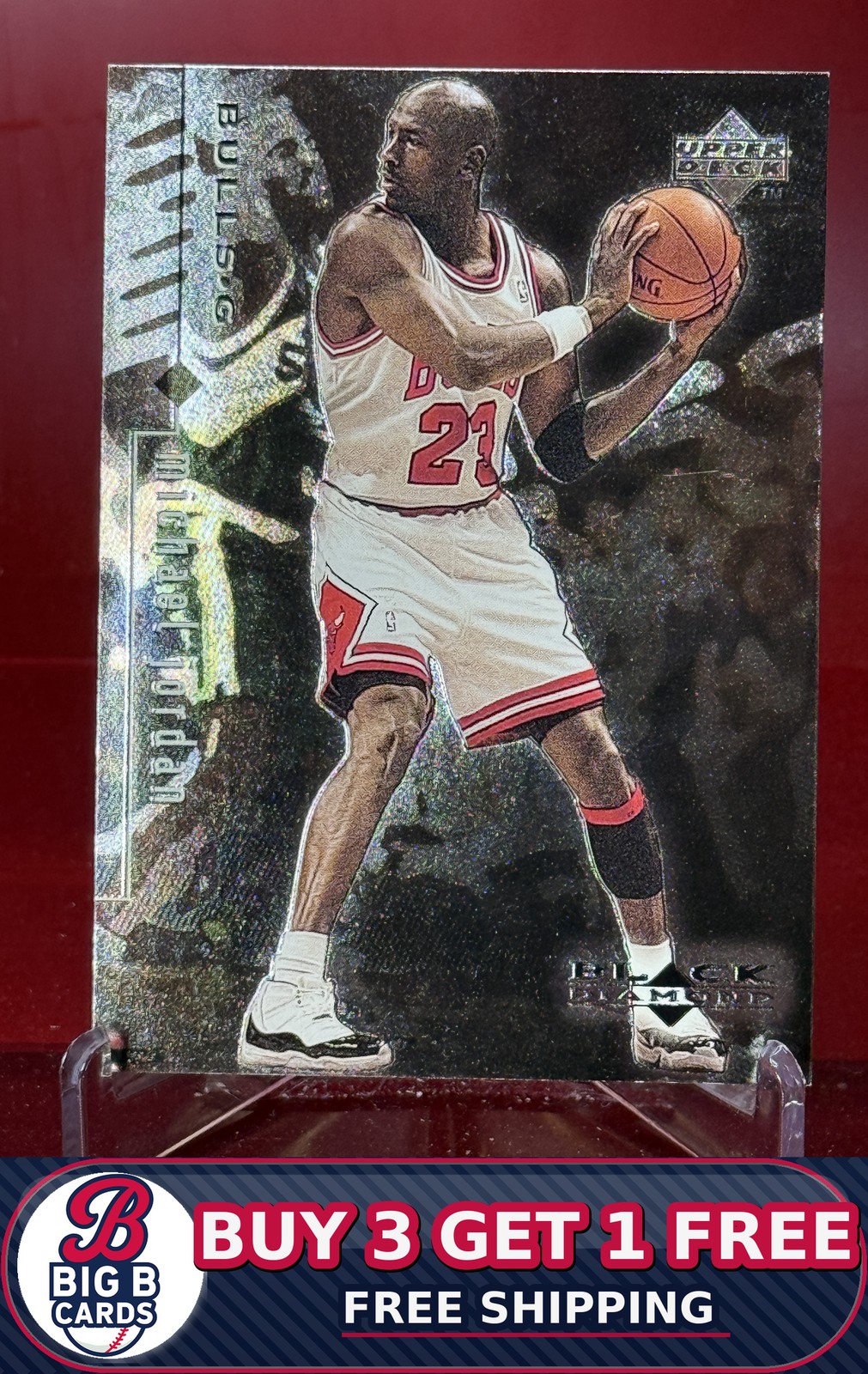 1998-99 Upper Deck Black Diamond Michael Jordan #10 Chicago Bulls