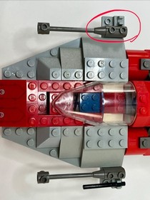 LEGO Star Wars A-Wing Fighter 7134 99% Complete with Minifigures & accessories