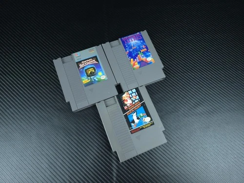 Lot of 3 NES Nintendo Game Cartridges Super Mario, Tetris, Duck Hunt Skyhawk