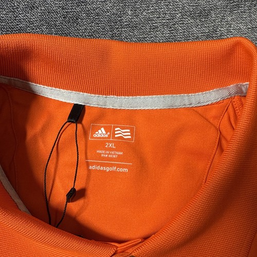 Adidas Golf Herren Performance S/S Poloshirt Größe 2XL Neu mit Etikett feuchtigkeitsableitend - Bild 8 von 8