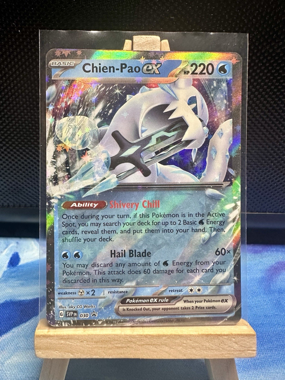 Pokemon Scarlet & Violet Black Star Promo - Chien-Pao ex SVP 030 NM